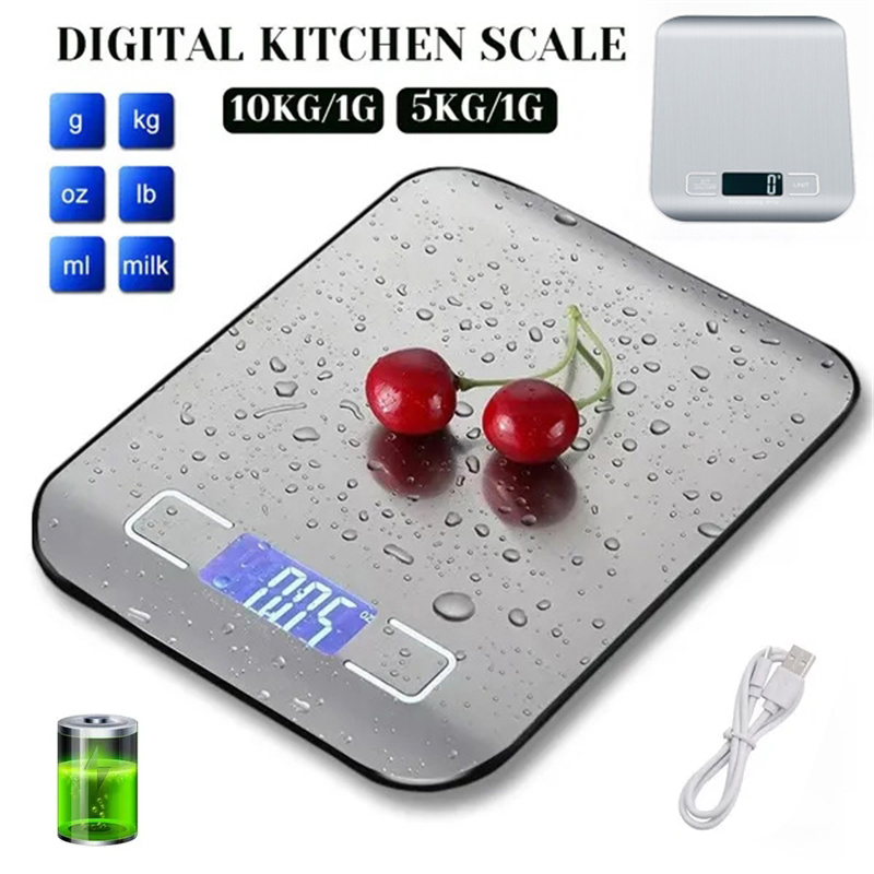 High Tech Kitchen Accessories - Portable Electronic Digital Kitchen Scale With