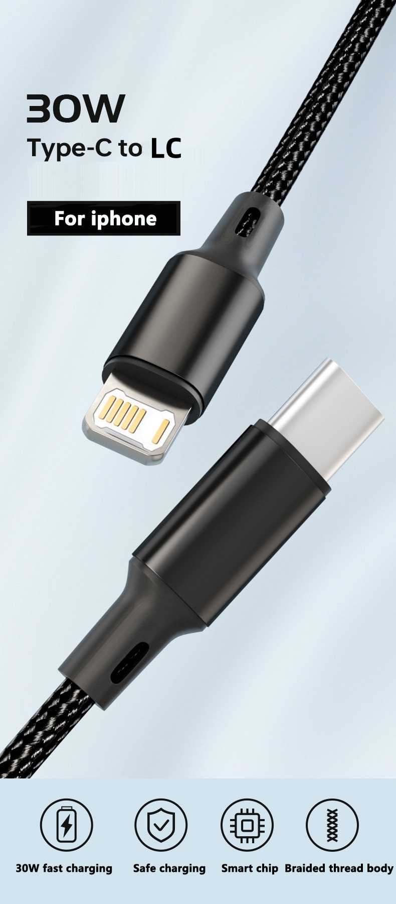 PD 30W USB Cable For iPhone 14 – обзор и цена Tech Accessories Apple