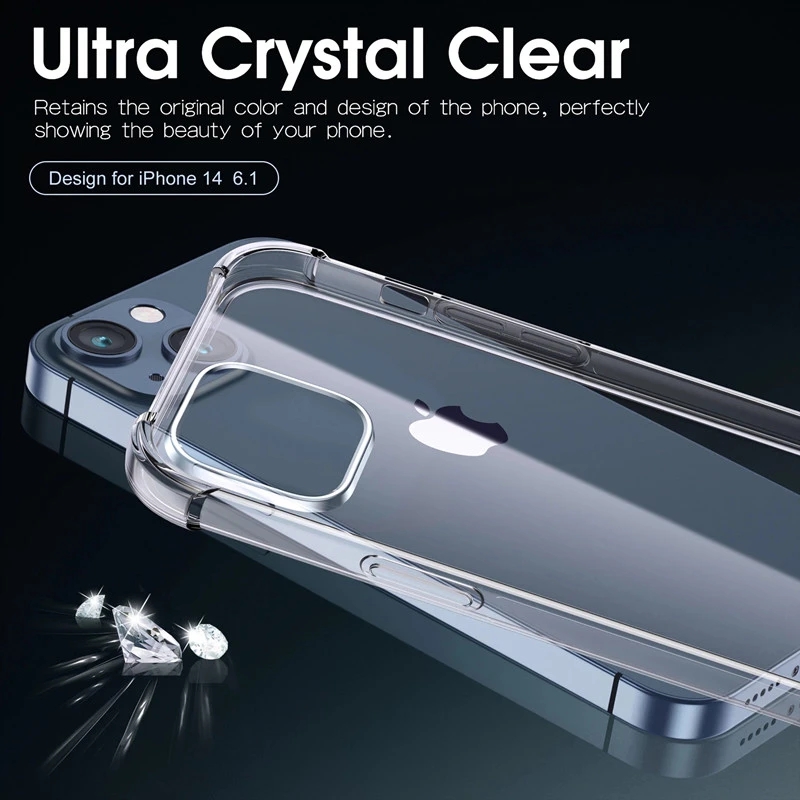 Shockproof Clear Phone Case Fo – обзор и цена Tech Accessories Apple